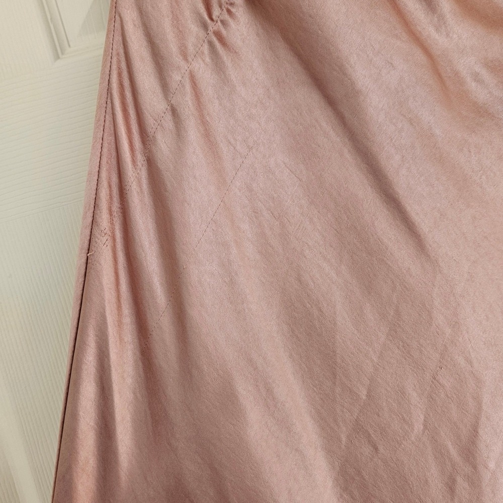 MORE TO COME | NWT Emma Strapless Maxi Dress in Blush Satin XL - Picture 6 of 12